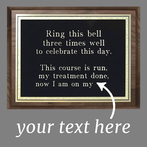 Large Engraved Wall Plaque