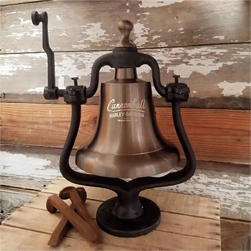 Large Brass Railroad Bell- Antiqued